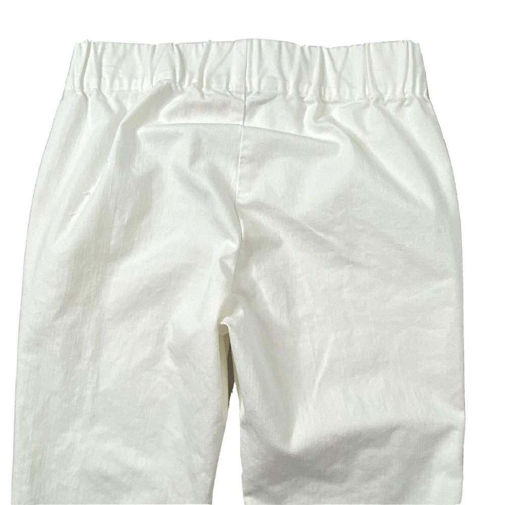 Soft Surroundings Metro Leggings Pants Size XSP Denim Snap Ankle White Jegging - Picture 4 of 10